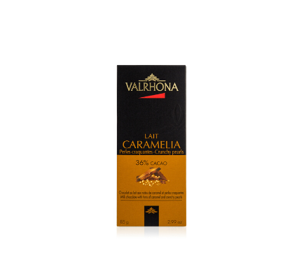 Milk Chocolate Tablet Caramelia Crunchy Pearls 36% - 85g